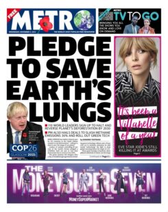 The Metro – ‘Pledge to save Earth’s lungs’
