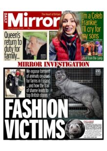 Daily Mirror – ‘Fashion victims’