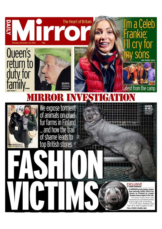 Daily Mirror - ‘Fashion victims’
