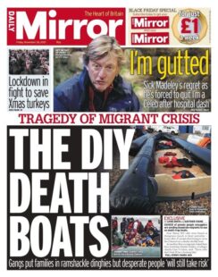 Daily Mirror – ‘Tragedy of migrant crisis: the DIY death boats’