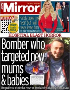 Daily Mirror – ‘Bomber targeted new mums and babies’