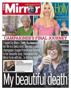 The Daily Mirror – ‘Campaigners final journey’