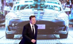 Tesla shares fall after Elon Musk’s Twitter poll backs sell-off plan