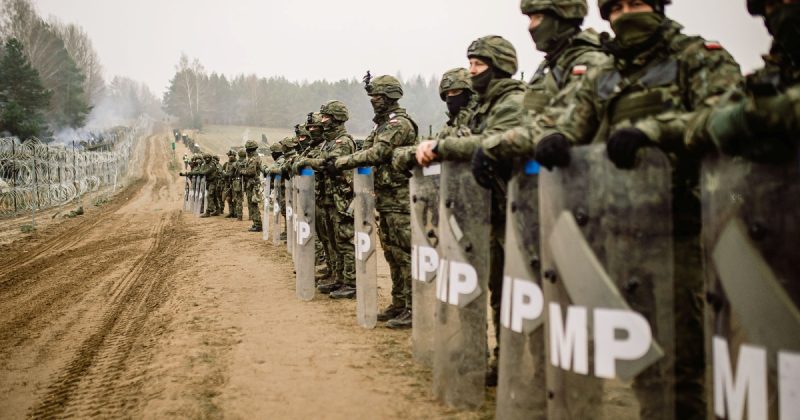 At Poland-Belarus border, people decry ‘weaponisation’ depiction