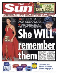 The Sun – ‘Queen will remember them’