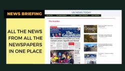 News Briefing service - The News today summarised and condensed by humans