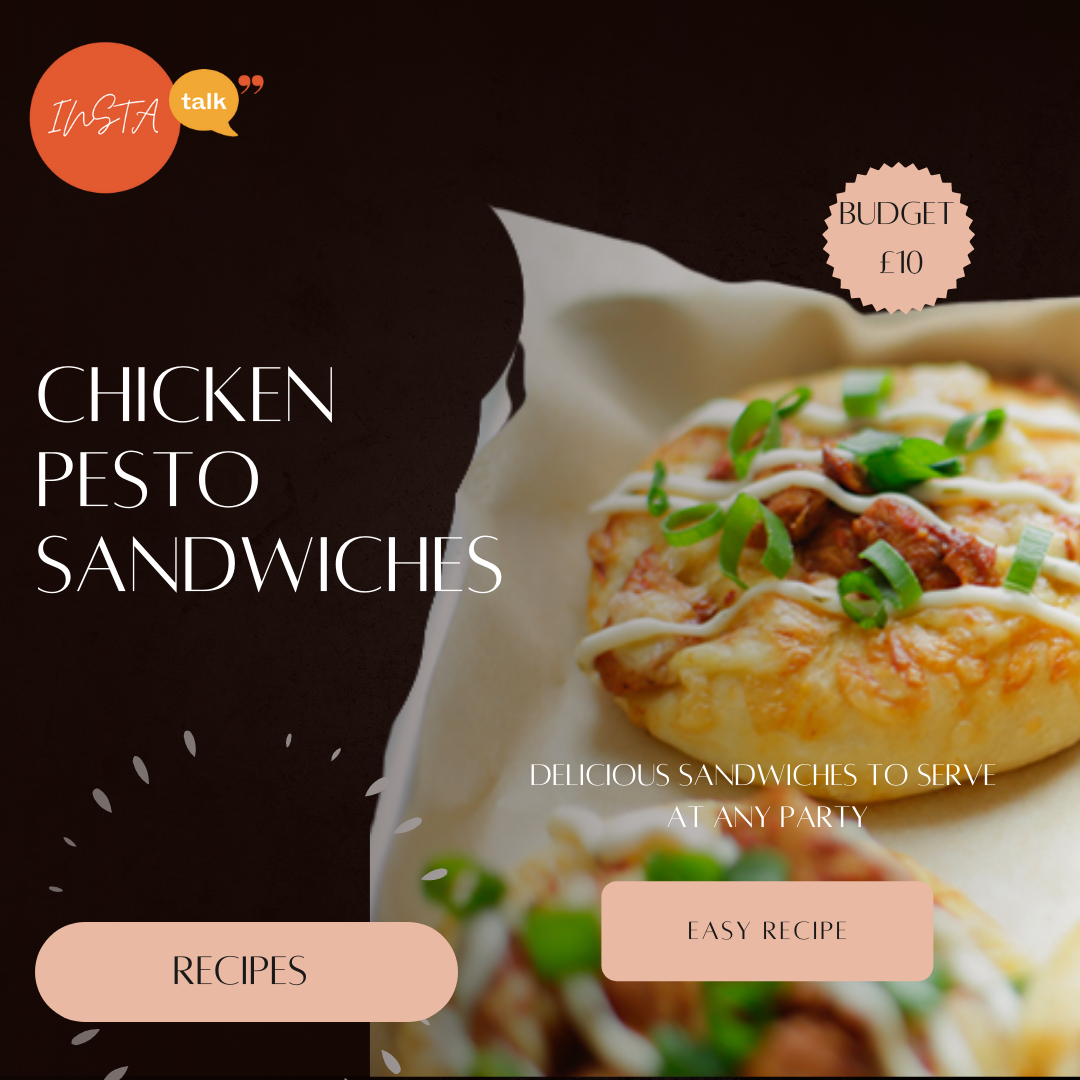 Chicken pesto sandwiches