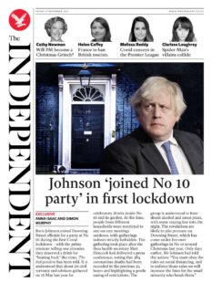 The Independent – ‘PM joined No 10 party in first lockdown’