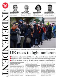 Independent – ‘UK races to fight Omicron’