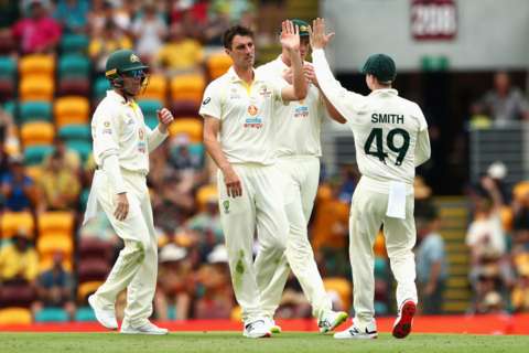 It's been a dream loss of the toss for Pat Cummins, taking 5 -38 in the opening Ashes match in Brisbane