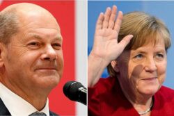 Olaf Scholz voted in as Germany’s new chancellor as Merkel bows out