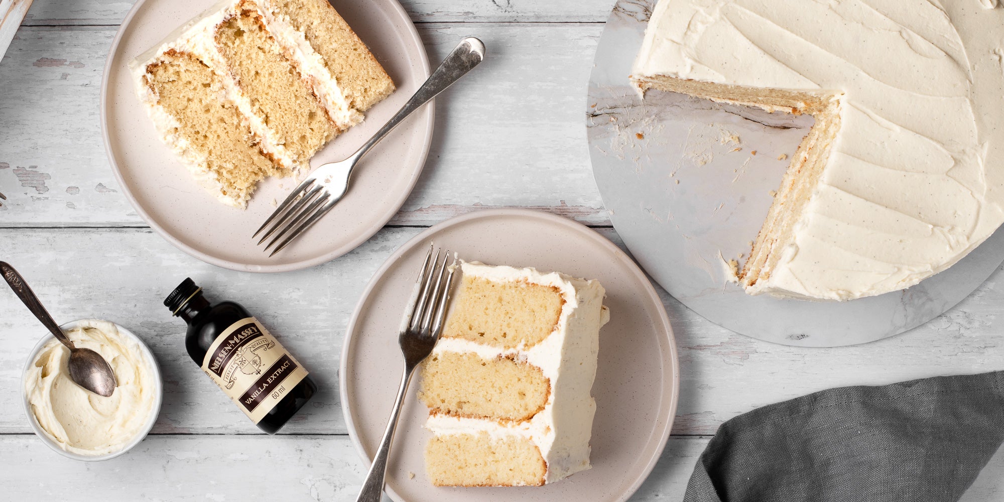 Three Layer Vanilla Cake Recipe