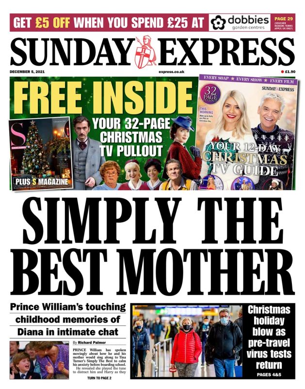 Sunday Papers - Covid pill rollout December & ‘Fury’ at No 10 