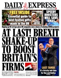 Daily Express – Brexit shake up to boost Britain’s firms’