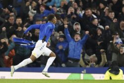 Everton 2-1 Arsenal: Demarai Gray’s late strike ends Rafael Benitez’s side’s winless run