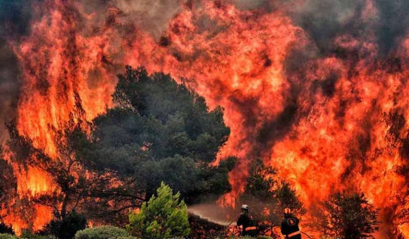 Historic Greece Wildfires