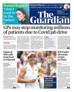 The Guardian – ‘GPs may stop monitoring millions of patients due to jab drive’