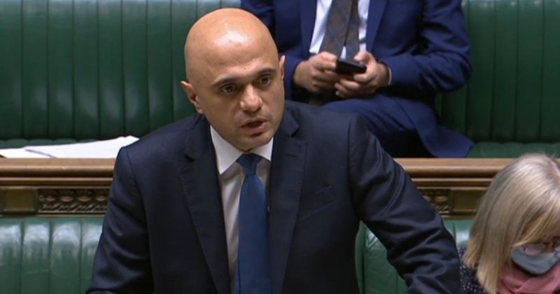 Sajid Javid says Omicron cases ‘could hit 1,000,000 after Christmas’