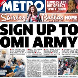 Metro – ‘Sign up to Omi Army’