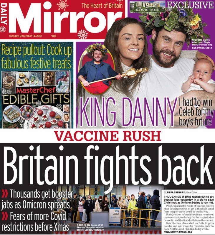 Daily Mirror - ‘Britain fights back’