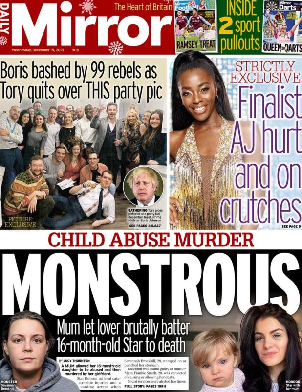 Daily Mirror - Star Hobson: Mum let love brutally beat Star to death