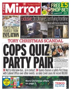 Daily Mirror – ‘Cops quiz party pair’