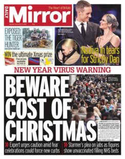 Daily Mirror – ‘Beware cost of Christmas’