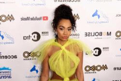 Little Mix’s Leigh-Anne Pinnock leads the glamour at the MOBOs as Kaz Kamwi and Talia Storm arrive in Coventry