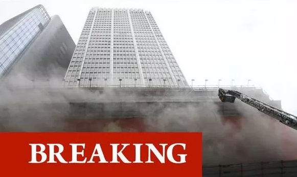 Fire breaks out at Hong Kong's World Trade centre, one injured