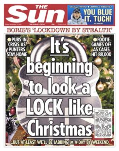 The Sun – ‘It’s beginning to look a lock like Christmas’