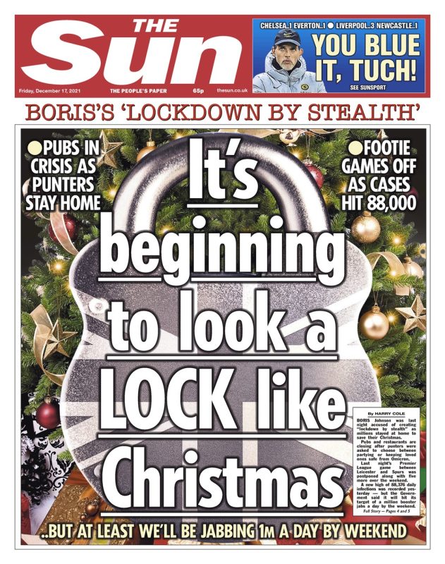 The Sun - ‘It's beginning to look a lock like Christmas’