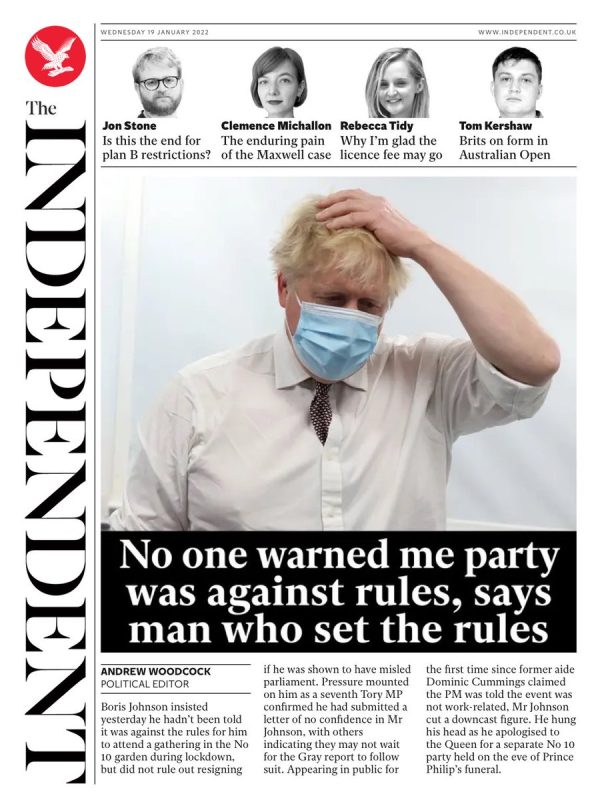 The Independent - Nobody warned me party was against rules, says man who set the rules
