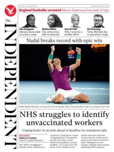 The Independent – NHS struggles to identify unvaccinated workers