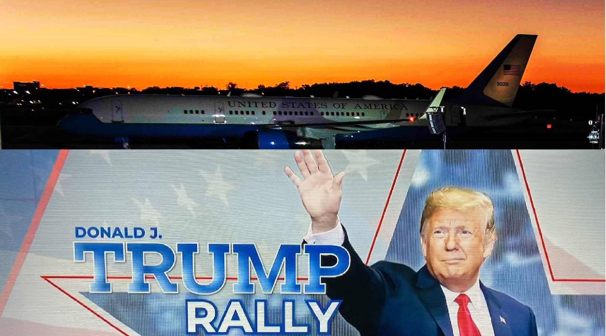 Trump Rally in Texas Trump 2024 - slogan "Save America"