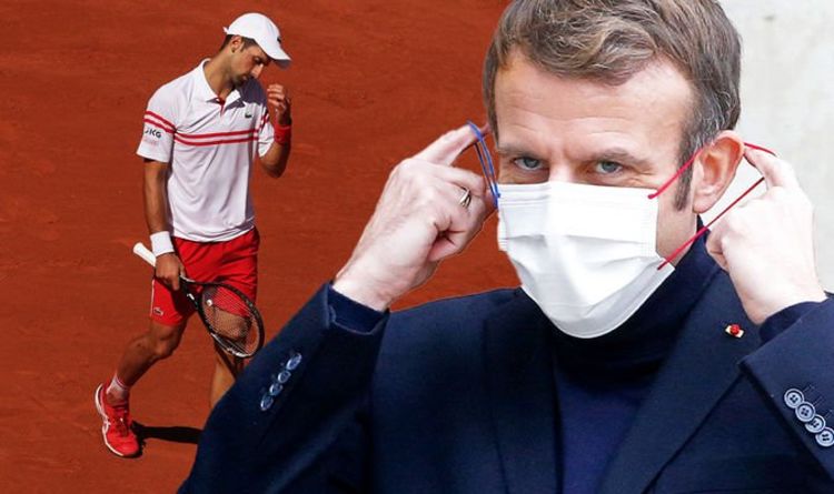 Novak Djokovic faces French Open ban as Emmanuel Macron comes down hard on anti-vaxxers