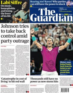 The Guardian – PM tries to take back control amid party outrage