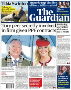Guardian – Tory peer secretly involved in firm given PPE contracts