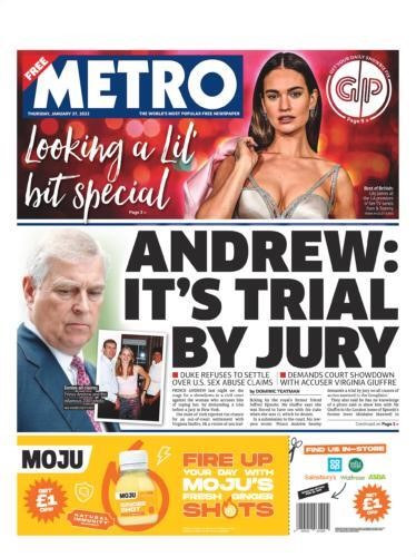 Metro - Andrew: It’s jury by trial