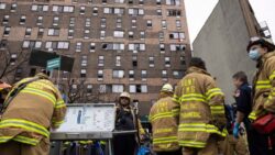 Nine children among 19 dead after fire rips through flat in New York