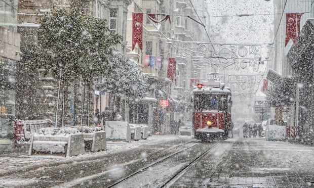 Snowstorm blankets eastern Mediterranean closing airports, schools and vaccination centres
