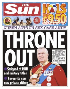 The Sun – Throne out!