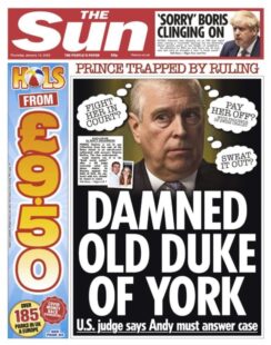 The Sun – Damned Old Duke of York