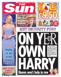The Sun – On your own Harry