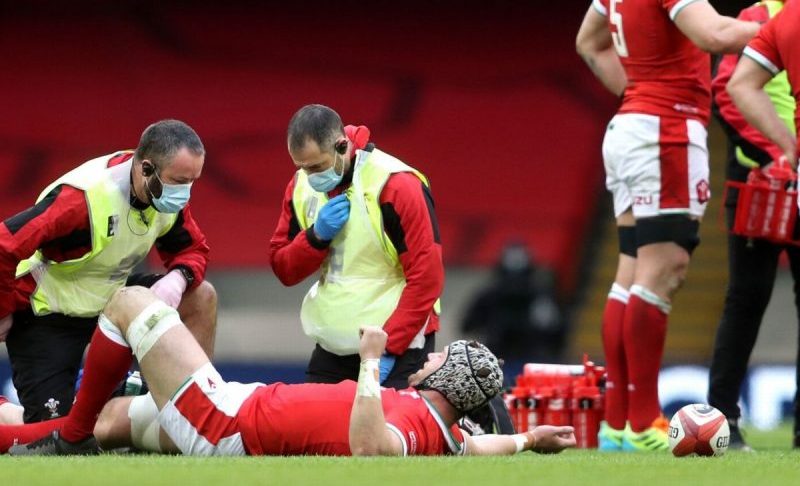 Wales star finally makes rugby return a year after Six Nations horror injury that saw knee 'obliterated'