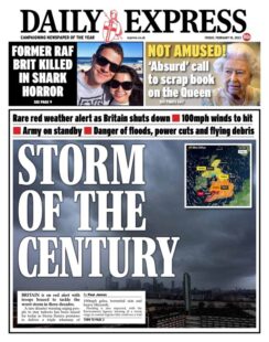 Daily Express – Storm of the century