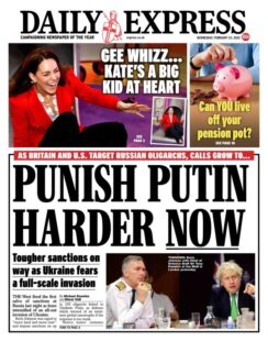 Daily Express – Punish Putin harder now
