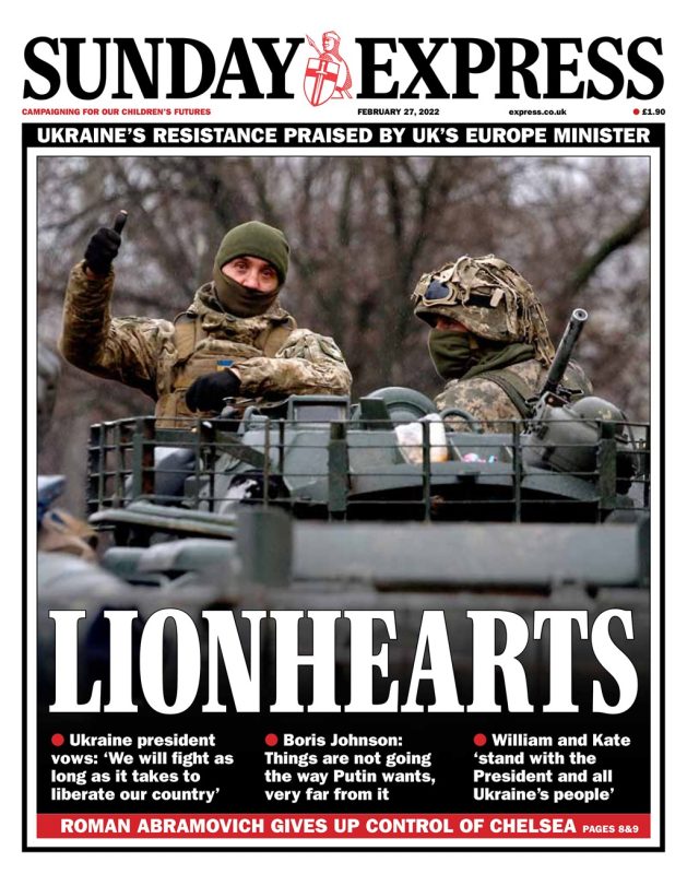 Sunday Papers - Russia Ukraine war Putin