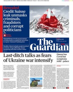 The Guardian – last-ditch talks as fears of Ukraine war intensifies