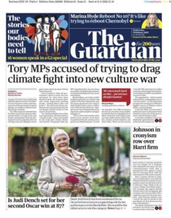 The Guardian – Tory MPs accused of trying to drag climate fight into new culture war