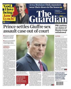 The Guardian – Prince settles Giuffre case out of court